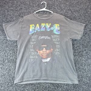 Eazy-E Rap & Hip Hop Music Artist Compton Graphic T-Shirt Tee, Size LG